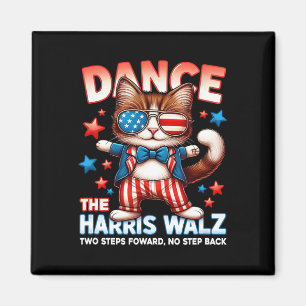 Dance The Harris Wheimer Funny Cat Ladies Kamala H Magnet