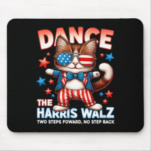 Dance The Harris Wheimer Funny Cat Ladies Kamala H Mouse Mat