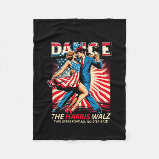 Dance The Harris Wheimer Two Steps Forward No Step Fleece Blanket