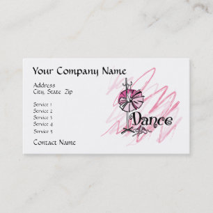 Dance Theme Business Card