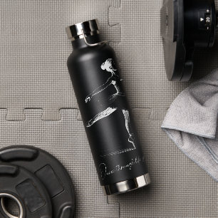 Dance through Life, Pencil Ballerina Personalised Water Bottle