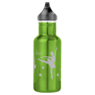 Dance Through Life Quote Dancer Gift Ballerina 532 Ml Water Bottle