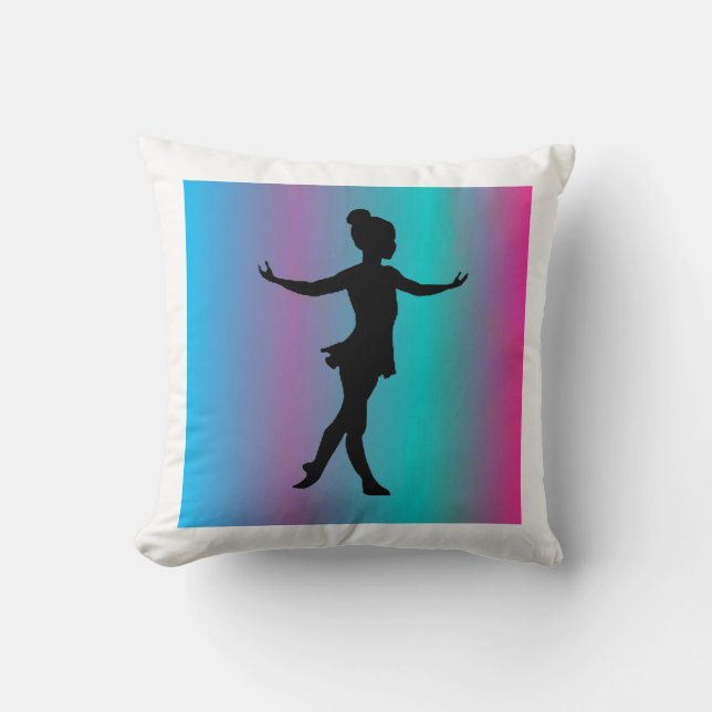 Dance throw pillow. cushion (Front)