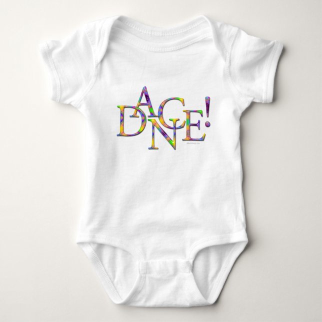 Dance! (Tie-dye) Baby Bodysuit (Front)