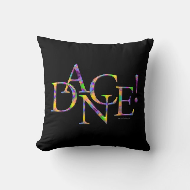 Dance! (Tie-Dye) Cushion (Front)