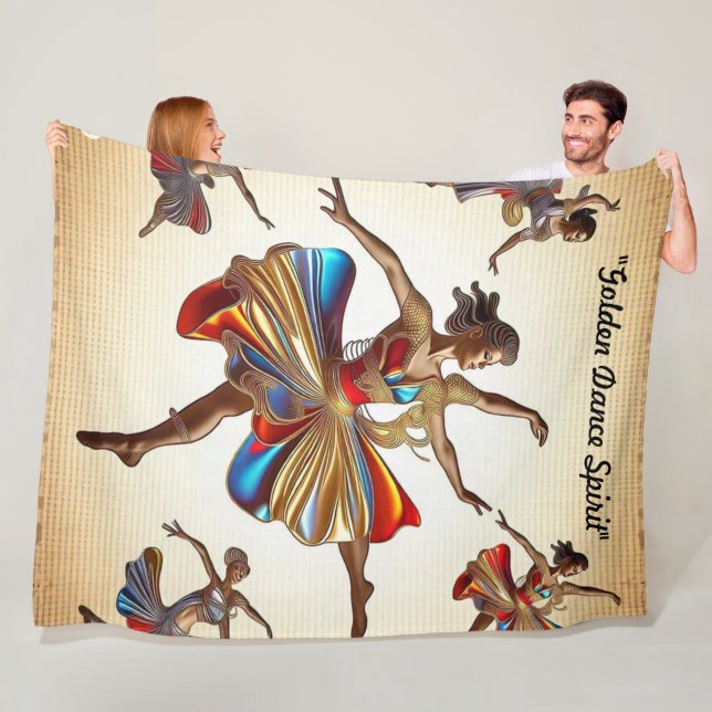 "Dance to Inspire Souls" Fleece Blanket (In Situ)