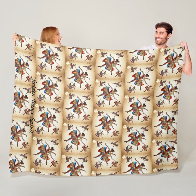 "Dance to Inspire Souls" Fleece Blanket (In Situ)