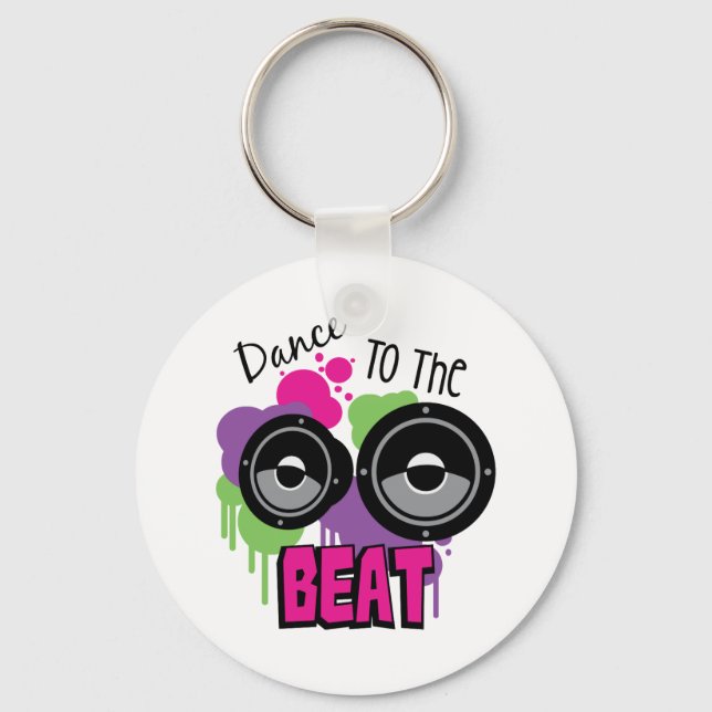 Dance To The Beat Key Ring (Front)