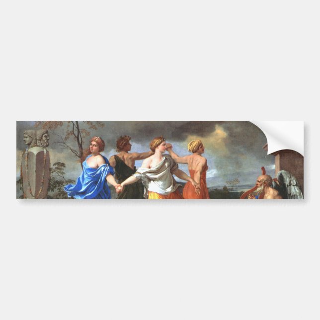 Dance to the Music of Time (by Nicholas Poussin) Bumper Sticker (Front)