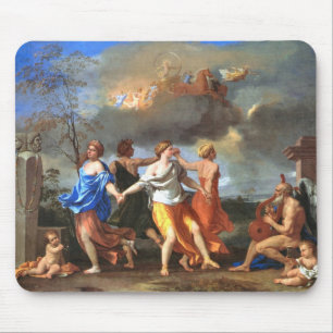 Dance to the Music of Time (by Nicholas Poussin) Mouse Mat