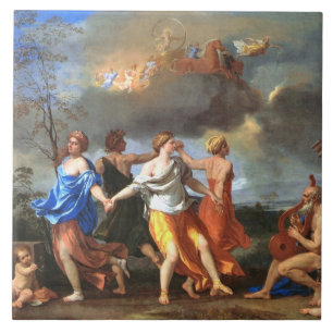Dance to the Music of Time (by Nicholas Poussin) Tile