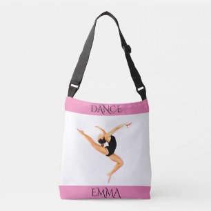 Dance tote,personalised name. crossbody bag