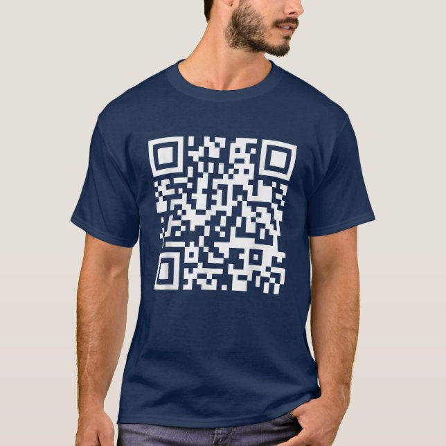 Dance Troll QR Funny President Trump Dance Code T-Shirt (Front)