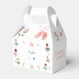 Dance & twirl girl birthday party favour box