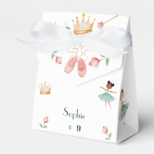 Dance & twirl girl birthday party favour box
