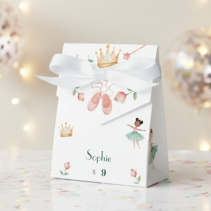 Dance & twirl girl birthday party favour box