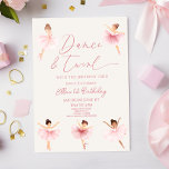 Dance & Twirl Pink Ballerina Ballet Birthday Party Invitation<br><div class="desc">This is a Dance & Twirl Pink Ballerina Ballet Birthday Party Invitation!</div>