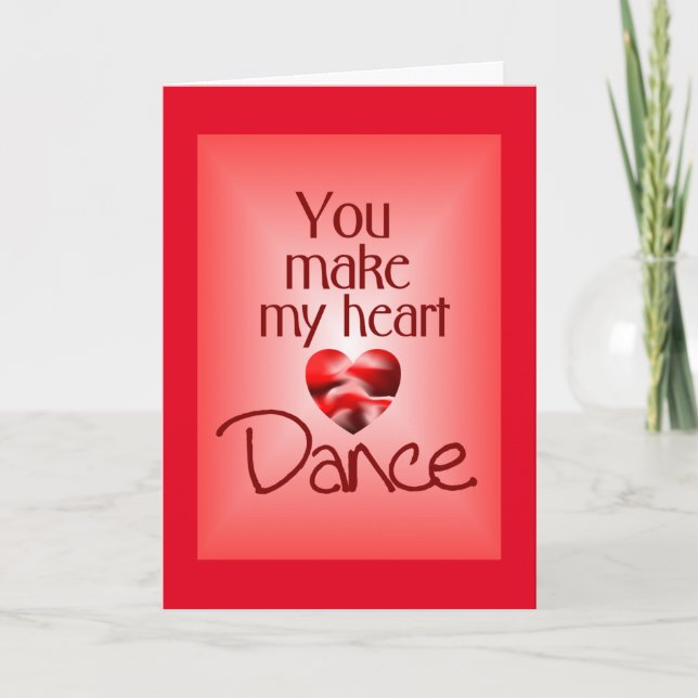 Dance Valentine's Holiday Card (Front)