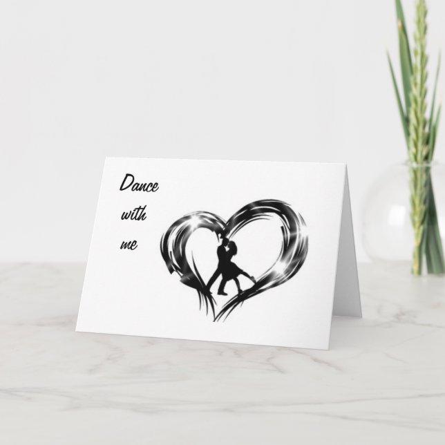DANCE W/ ME ON YOUR 40th BIRTHDAY/FOREVER Card (Front)