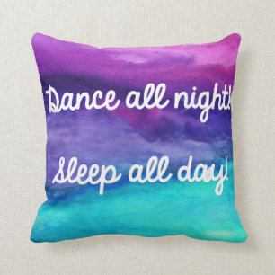 Dance Watercolor Pillow