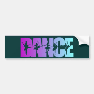 Dance With Dancers Colours Bumper Sticker