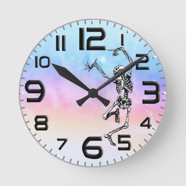 Dance With Death Round Clock (Front)