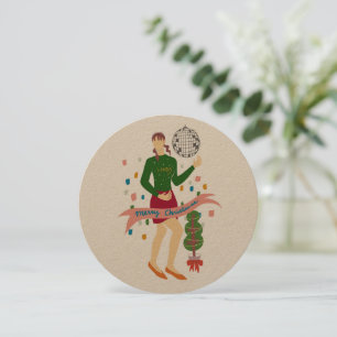 Dance with Me Christmas Card