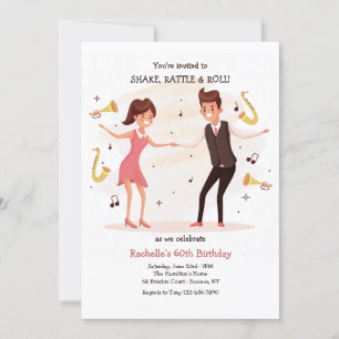 Dance With Me Party Invitation