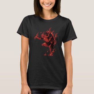 Dance With The Devil Lucifer Demon Satanic Occult  T-Shirt