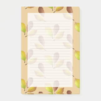 Dance with the Wind shopping list Beech Leaves  Post-it Notes