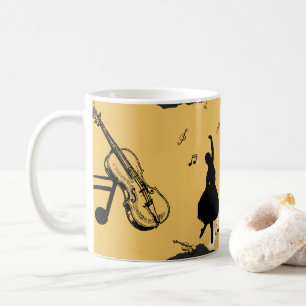 Dance with Violin Coffee Mug
