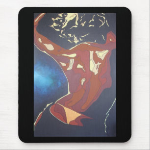 Dancefloor Diva Summer Vacation Abstract Art Mouse Mat