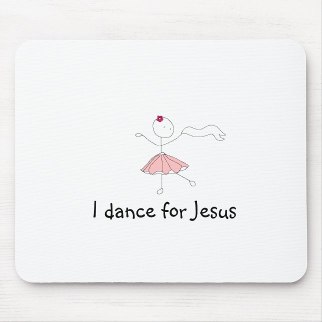danceforhim, I dance for Jesus Mouse Mat (Front)
