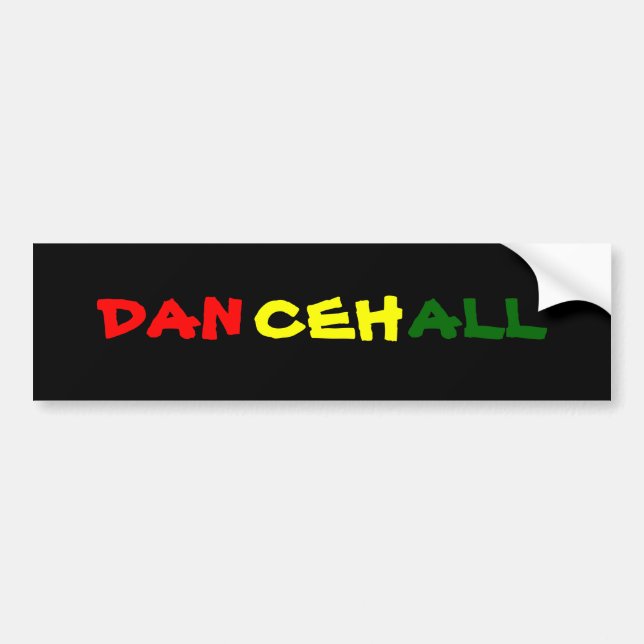 DANCEHALL BUMPER STICKER (Front)