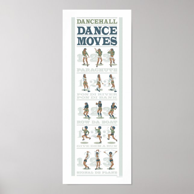 Dancehall Dance Moves Poster (Front)