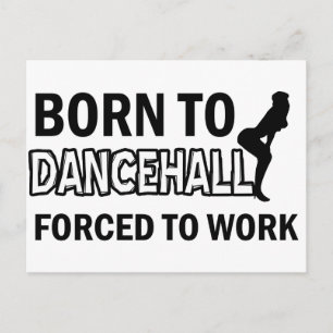 Dancehall designs postcard