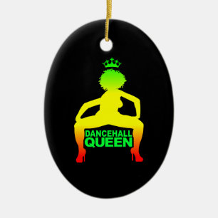 Dancehall Queen Ceramic Tree Decoration