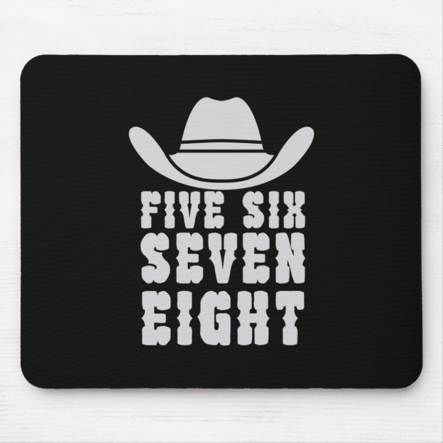 Danceline Five Six Seven Eight Mouse Mat (Front)