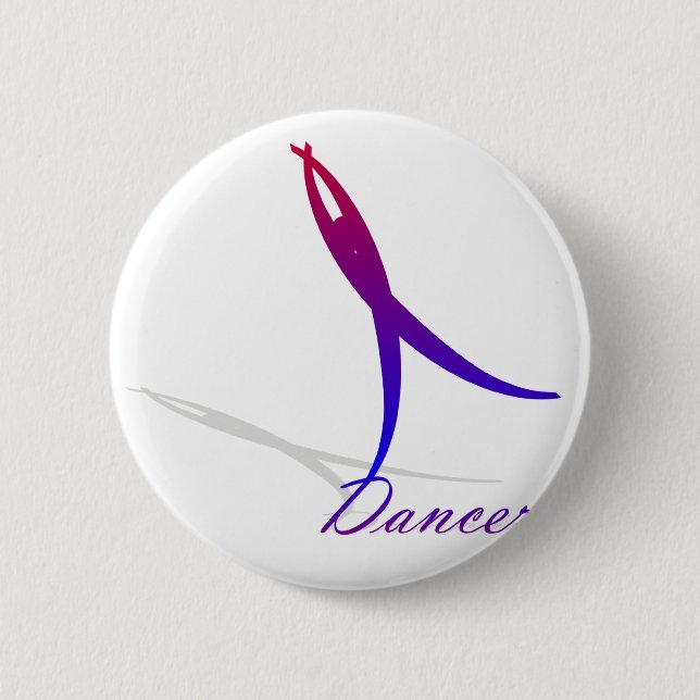 Dancer 6 Cm Round Badge (Front)