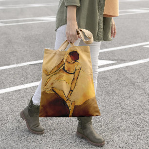 Dancer Adjusting Her Slipper, Degas Art Tote Bag