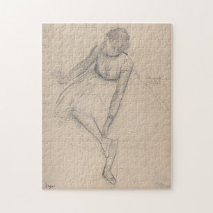 Dancer Adjusting Her Slipper Jigsaw Puzzle