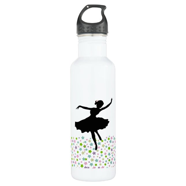 Dancer amongst the stars 710 ml water bottle (Front)