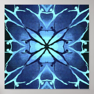 Dancer (Aqua) (portfolio poster) Poster