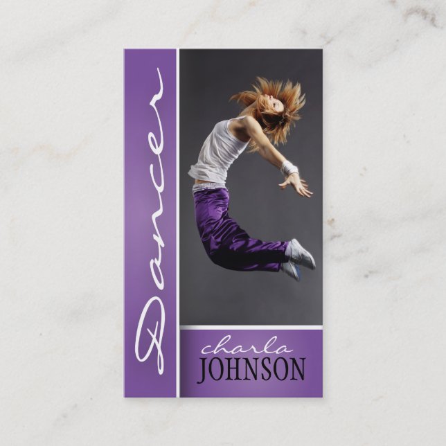 DANCER BUSINESS CARD (Front)