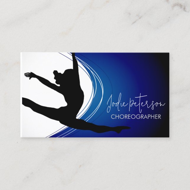 Dancer Choreographer Business Card (Front)