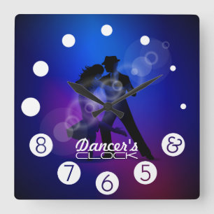 Dancer clock with numbers for a Dancer's.
