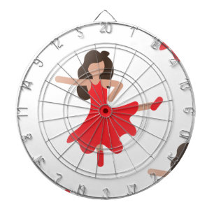 dancer emoji dartboard