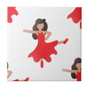 dancer emoji tile