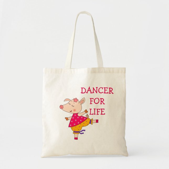 Dancer for Life Dancer Classic Ballroom Tote Bag (Front)