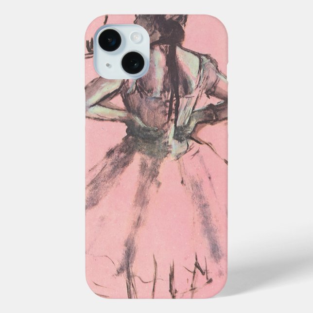 Dancer from Back, Hands on Hips by Edgar Degas Case-Mate iPhone Case (Back)